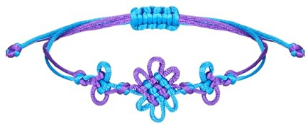 Bracciale Portafortuna Amicizia Intrecciato Regolabile – Braccialetti Donna Uomo Bambini in Corda Tessuto Fatti a Mano, Bracciale Corda Portafortuna, Idea Regalo Compleanno Amica Ragazzo Ragazza