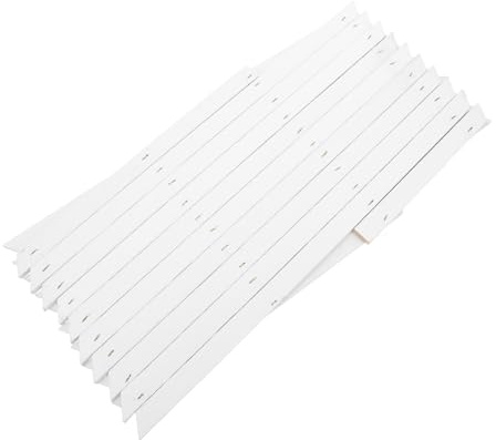MERRYHAPY Pannello Reticolare in Legno Bianco per Piante Rampicanti Estensibile per Pareti Interne ed Esterne Staccionata da Giardino Compatta e Decorativa