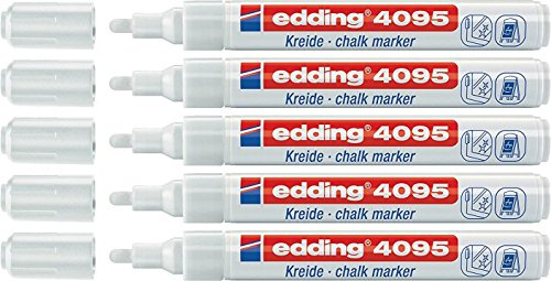 edding 4095 Kreidemarker (5x weiß)