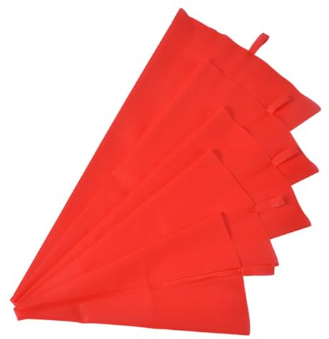 Alipis 5 Mangas Pasteleras Reutilizables de TPU Grado Alimenticio Bolsas para Glaseado de Pasteles en 254-457 CM Lavables para Decoración Repostería y Uso en Cocina Profesional