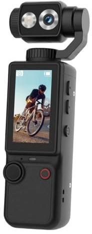 4K Pocket Gimbal Camera, 3-Axis Stabilized Handheld Vlogging Camera With Touch Screen, Portable Face Tracking Camcorder For YouTube, TikTok, Travel And Content Creation