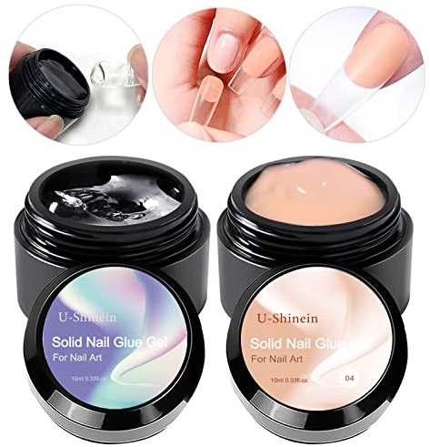 U-Shinin 2 x10ml Nagelkleber für künstliche Nägel und Nail Art