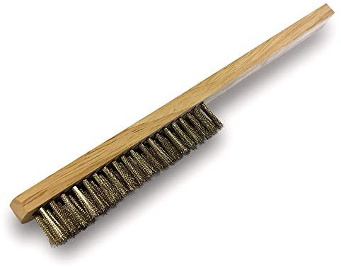 Lot de 6 brosses fines de bijoutier | Garnissage acier fin | Nettoyage et brossage des bijoux, argenterie et objets d'art fragiles | Kibros 8BJAx6