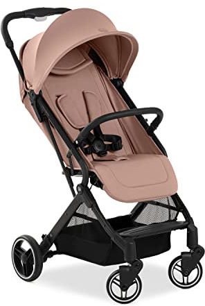 hauck Travel N Care Plus Carrito Bebé Ligero hasta 22 kg - Silla de Paseo Reclinable y Plegable - Ruedas Grandes Antipinchazos - Suspensión - UV 50+ - Cesta Grande - Avellana