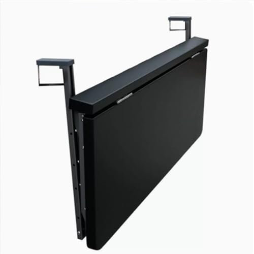 Schwarz Balkon klapptisch zum einhängen ,balkontisch zum einhängen ,klapptisch balkon ,wandtisch klappbar ,balkonhängetisch klappbar ,wandtisch ,wandklapptisch ,klapptisch wand ( Size : 100*39cm/39.4*