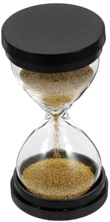 INOOMP 3 Stück 30 Sanduhr-Timer Bürodekoration Spielzeug für Kinder Sekunden Timer Toys visueller Küche Sanduhr gekochte Eier Goldene Perlen Spielzeugset schmücken -Sand