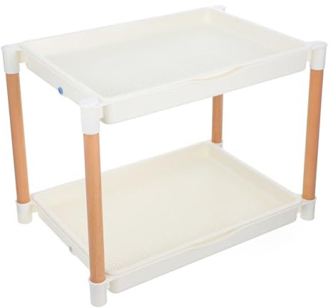 Abaodam Vassoio Germinazione Doppio per Piante Semenzaio Multifunzionale Leggero e Robusto per Coltivazione Senza di Fagioli e Broccoli Forniture per Vivai