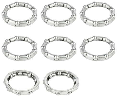 WKabnkn 8Pcs Bicycles Balls Bearing Retainer Mountain Bike Headsets Caged Balls Fork Hubs Bottom Bracket Fork Hub Bottom Bracket Bearing