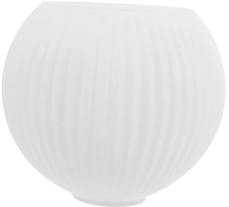 COLLBATH White Glass Lamp Shade Globe for Ceiling Pendant Lights Robust Opal Sconce Replacement DIY-Friendly Lampshade for Wall Sconce No Bulb Included