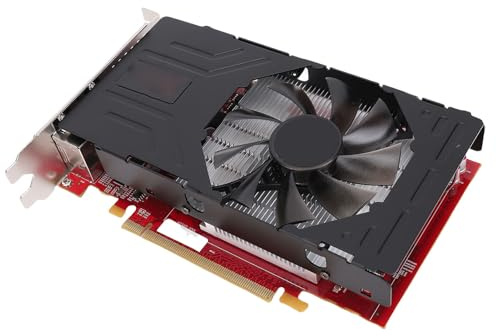 Tosuny Desktop Grafikkarte, 2 GB 128 Bit PCI Express Gaming Grafikkarte, mit 800 MHz Kerntaktrate, 6 Schnittstellen, Low Profile Grafikkarte für PC Gaming