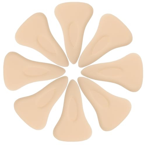 ZUNOXAZ 8pezzi Assorbenti Intimi per Nuoto in Spugna Protettivi e Riutilizzabili Adesivi Color Cammello per Costumi da Bagno e Abbigliamento Sportivo