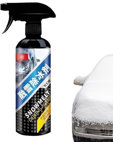 Zasdvn Spray Antihielo de Coche - Protección para es 300ml,Spray para Quitar Hielo Nieve Escarcha Auto | para Espejo Retrovisor Lateral Sedán Monovolumen Autocaravana
