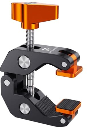 K&F CONCEPT Super Clamp de Mesa con Brazo Mágico y Rosca de 1/4, Soporte para Tubos y Escritorios, Compatible con Flash, Trípode, Monitor, Luz LED y Otros Accesorios de Fotografía