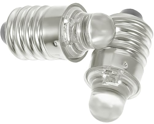 SOESFOUFU Mini LED Torch Bulbs 2pcs 6V Round Replacement for Pocket Flashlight