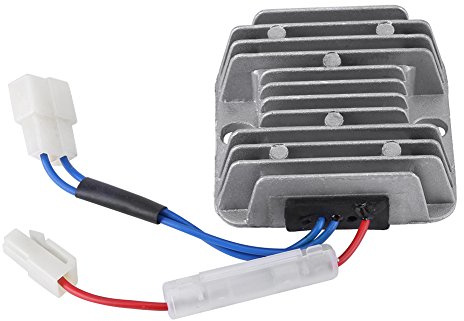 Regolatore di tensione, 178F / 186F DC12V 2 spine con 3 fili Regolatore di tensione in alluminio Generatore AVR Accessori motore per KDE3500 5000 6500 6700