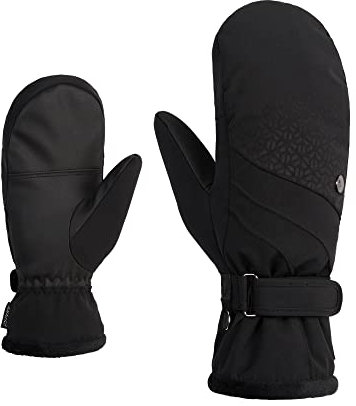Ziener Damen KASANDRA Ski-Fäustling/Wintersport | extra warm atmungsaktiv G-Loft, black, 8