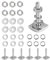 T Slot Bolts for Thule, Yakima Roof Rack Cross Bars, Platform, Cargo Basket, Stainless M6 / M8 x 30mm/35mm/65mm Square T Track Bolt Adapter to Secure Bike/Ski/Kayak Rack, Solar Panel, Awning