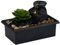 Arti Casa Fontana decorativa a batteria, con illuminazione a LED, 10,5 x 17,5 x 12 cm