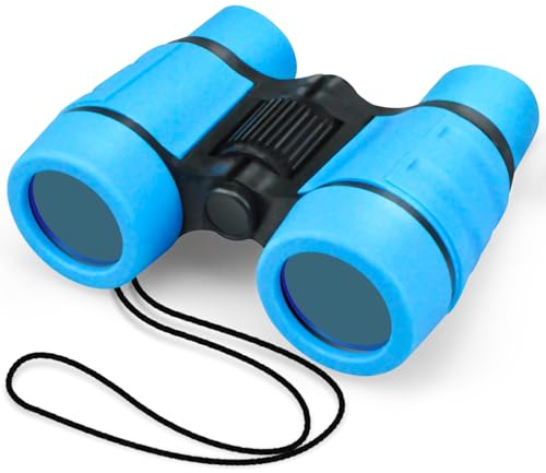 Toys for 3-8 Year Old Boys Blue Binoculars for Kids Age 4 5 6 7 Kids Binoculars Toys Gifts for Boys Children Birthday Present Age 3 4 5 6 7 8