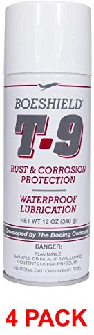 BOESHIELD T-9 Rust & Corrosion Protection/Inhibitor and Waterproof Lubrication, 12 oz. (4 pack True)