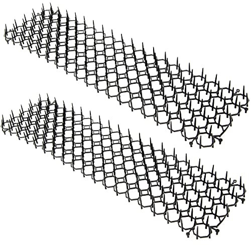 Lot de 6 grilles à épines - 50 cm - Protection contre les martres, les chats - Barrière pour animaux - Protection contre les dépassements pour balcon ou clôture - Personnalisable