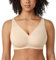 AISILIN Non Wired Bras for Women Comfort Wireless Bralette Support Full Coverage Unlined Soft T Shirt Plus Size Bra Beige 34G