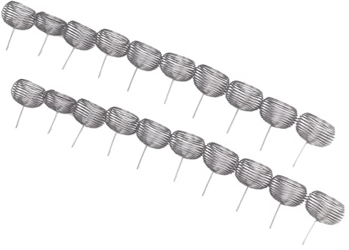 Syrisora 100pcs Bonsai Fertilizer Basket Stainless Steel Spherical Nutrition Box Tools for Orchid