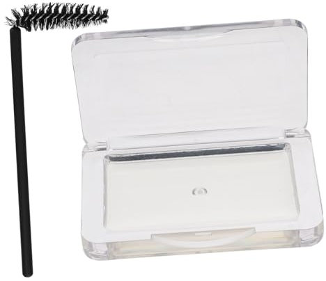 minkissy Kit De Savonnette Pour Sourcils Transparent Boîte Acrylique Savonnette Coiffant Sourcils Incolore Fixation Longue Durée Usage Quotidien