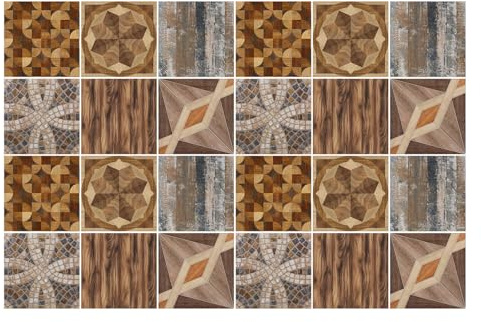 Baldosa adhesiva – vinilo resistente – fácil limpieza – 20x20 cm – lote 24 – antisalpicaduras cocina - mosaico de madera