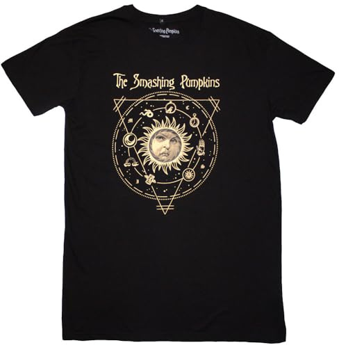 Rock Off officially licensed products The Smashing Pumpkins Celestial Sun T Shirt Dress L Black