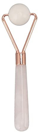 Jade Roller Face Massager, Skin Tightening and Puffiness Reduction, Finely Polished Jade - Enhances Blood Circulation, Reduces Fine Lines, Ideal for Daily Facial Care