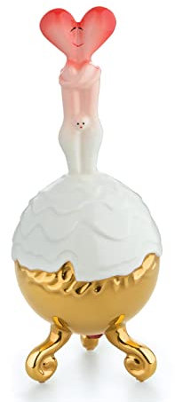 Alessi Welcome Amore MJ16 16 - Adorno de diseño en Porcelana, Decorado a Mano