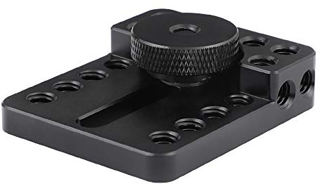 CAMVATE Quick Release Top Käseplatte mit Schuhhalterung für DSLR-Kamerakäfig