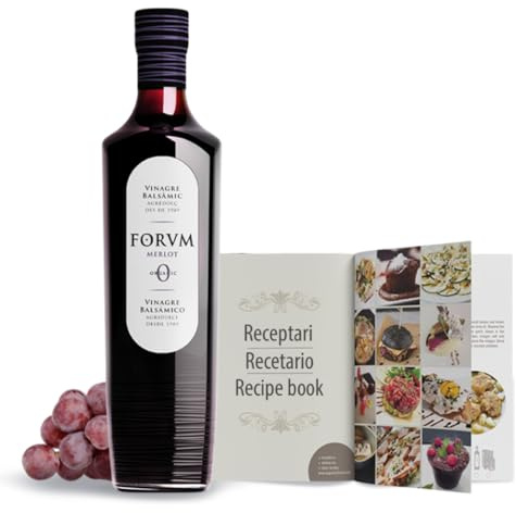 Forvm Merlot, Vinagre de Vino Tinto 500ml, Fantástico para Cocinar