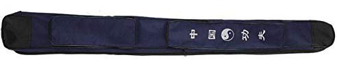 KUIDAMOS Borsa per Spada Durevole Borsa per Spada in Tela borsa per spada per Arti Marziali Facile da trasportare(Blue) tai chi sword case Borse per attrezzatura