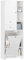 SoBuy Colonna Bagno con Cesto per Linge Mobile Rangemento Alto Armadio Bagno con 6 Ripiani e 2 Cassetti Mobiletto Salvaspazio Bianco 60x37x171 cm BZR104-W