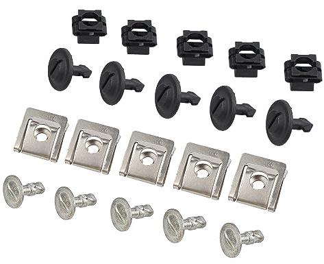 Unterfahrschutz Einbausatz Unterboden Replacement Kit für A.u/D.-i A4 A6 A8 | Unterbodenschutz Motorabdeckung Befestigung Motorclips Schraubensatz Set für V.W. P.assat B5