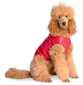 Selente Paw Parade wasserfester Hundemantel/Regenjacke/Wintermantel für kleine und mittlere Hunde mit Fleecefutter (Made in EU), Himbeer, Gr. 1
