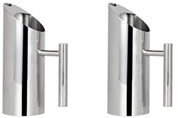 ZzzaNa 3 pcs Pot de service Shake Gaurd résistant for avec Cold L Party grande bière en acier inoxydable non bouilli droite maison bouilloire en acier cocktail capacité mixte cruche à vin garde de boi