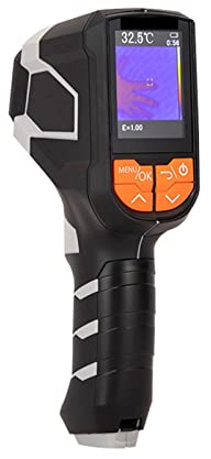 Termocamera professionale, Pixel Sensori a infrarossi Thermal Imager Display a colori LCD da 2,4 pollici palmare Fotocamera for imaging con risoluzione 240 * 320 Strumenti per la risoluzione dei probl