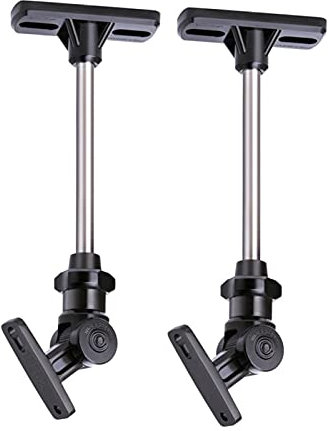 Boxenständer Lautsprecherständer 1 Paar UP10A-268 mm Zinklegierung Universal-Deckenmontage-Surround-Lautsprecherständerhalterung Full-Motion-Lautsprecheraufhänger Last 10 kg Lautsprecherständer für He