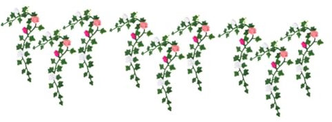 WOONEKY 9stücke Miniatur Künstliche Blumenranken Teiliges Für Und Mikrogärten Dekorative Kunstpflanzen Für Miniatur-landschaften Und -projekte