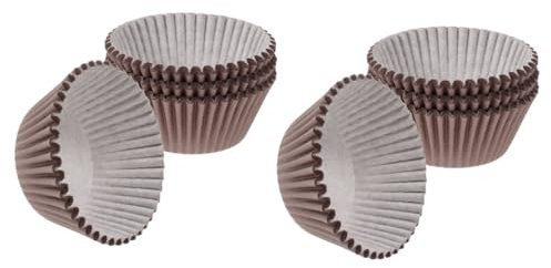 COLLBATH 2sets Cupcake Liners Paper Muffin Cups for Baking 100 Count Greaseproof Cake Wrappers 100pcs*2