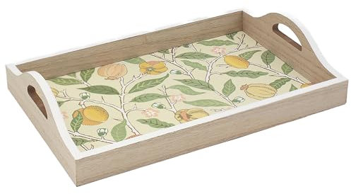 The Leonardo Collection William Morris Fruit Tray For Serving Dishes | Serving Trays For Kitchen Accessories | Lovely Serving Platter For Serving Food & Tea Trays for Food Serving