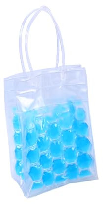 TOPBATHY PVC Red Wine Beer Bottle Ice Bag Chiller for Garden Parties Bbqs Picnics