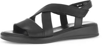 Gabor dam remsandaler, damsandaler, Svart 57, 37.5 EU