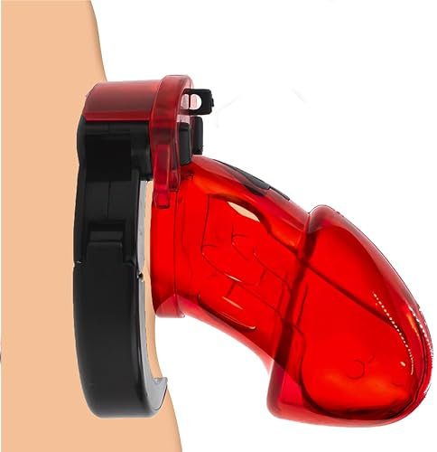 Chasity Käfig Keuschheitskäfig Herren Extrem - 7cm mit Cockring ⌀3-5.2cm für Männer - Komfortabler, Langlebiger Keuschheitsgürtel aus Hochwertigem PVC für Diskrete Kontrolle Fops N22-3