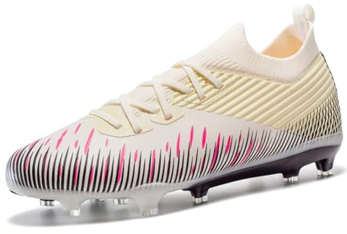 Scarpe da Calcio Spikes da Uomo Spikes Professionali Scarpe da Calcio Scarpe da Calcio per Ragazzi Sneakers da Allenamento Stringate
