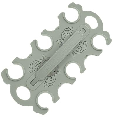 Setauoo Drink Carrier With Handle,6-Pack Beer Bottle Holder | Ice Water Transport for Outdoor Drinking Fishing Trip Party Birthday Picnic Coffee Whiskey Delivery