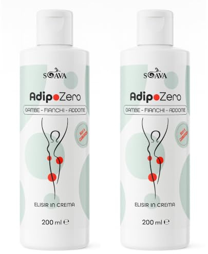 AdipoZero Fettlös grädde 400 ml – reducerande och uppstramande liporiducent – anti-celluliter och anti-bristningsbehandling (liten)